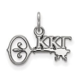 Sterling Silver Kappa Kappa Gamma XS (Tiny) Charm or Pendant